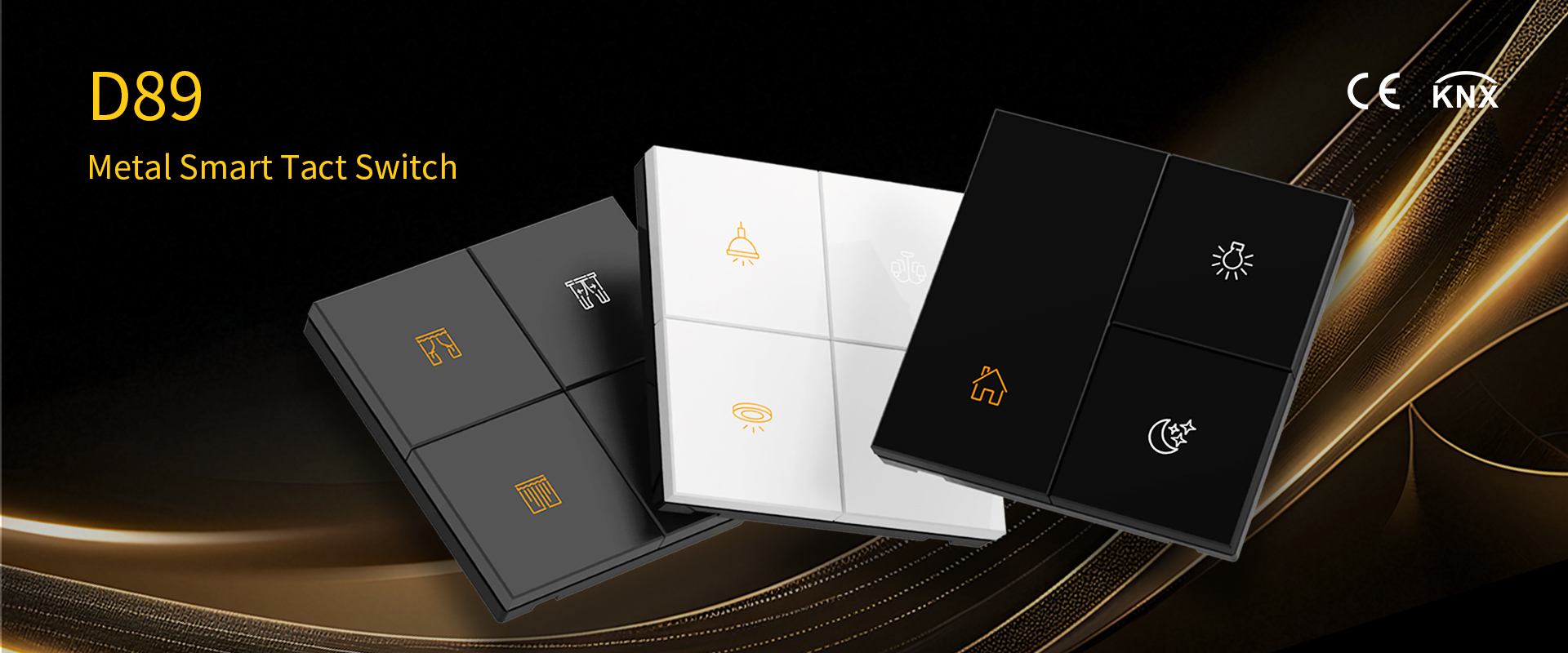 knx, commutateur d'h&ocirc;tel, panneau intelligent knx, commande d'&eacute;clairage knx, commutateur d'&eacute;clairage mural knx, produits knx, fabricant knx